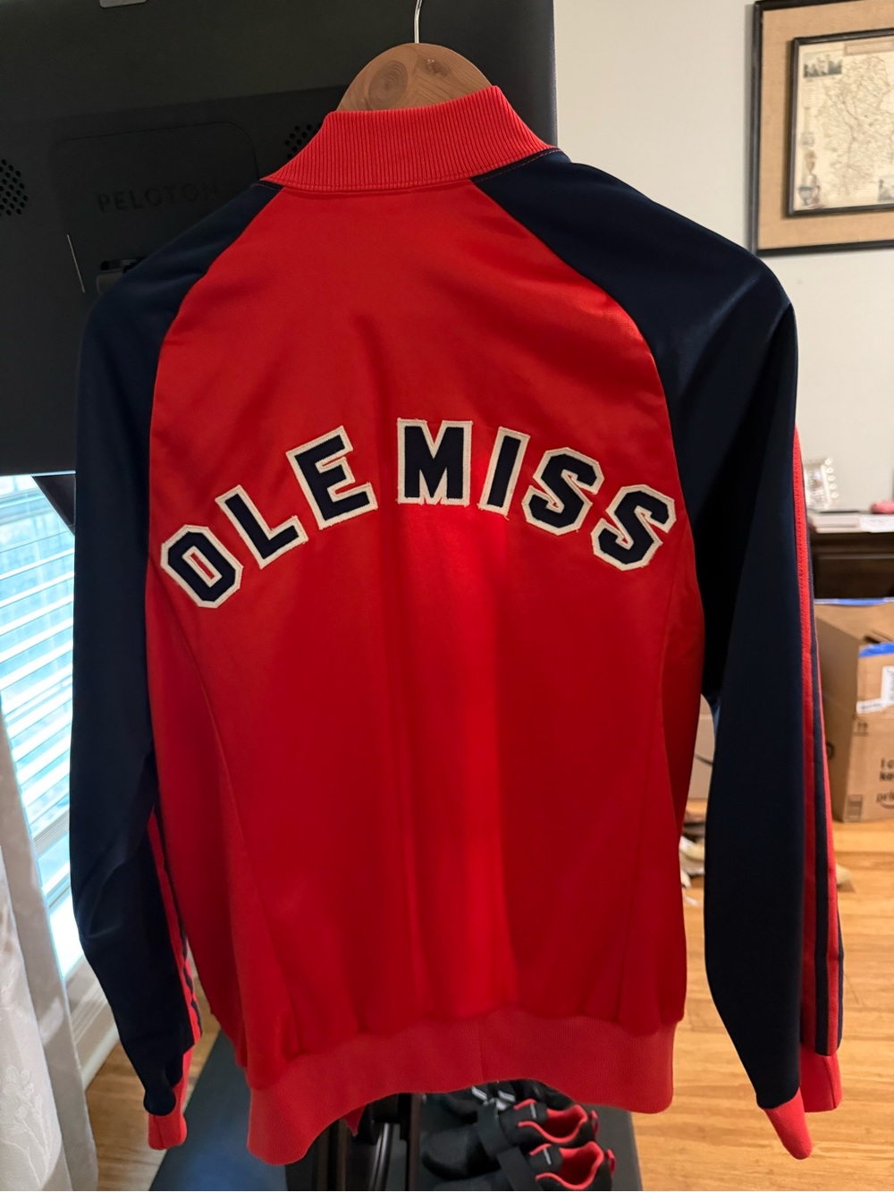 Vintage Ole Miss Adidas Jacket, Size Medium